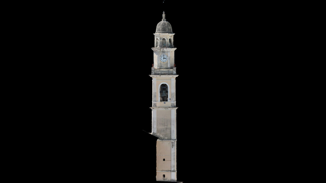 Rilievo 3D di un campanile